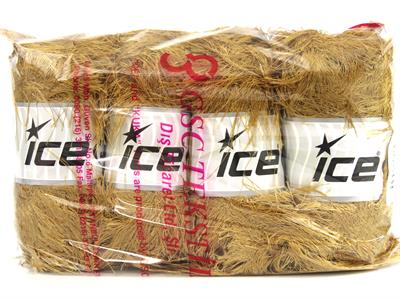 4x100gr. LONG EYELASH 100GR  Açık Kahve Yumoş, Sakallı, Kışlık, Çok Kalın