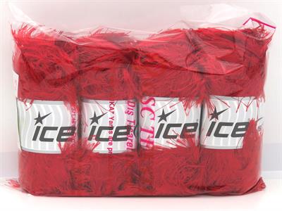 4x100gr. LONG EYELASH 100GR  Kırmızı Yumoş, Sakallı, Kışlık, Çok Kalın