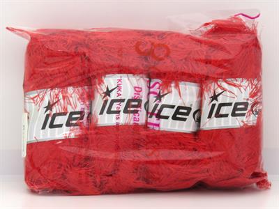 4x100gr. LONG EYELASH 100GR  Kırmızı Yumoş, Sakallı, Kışlık, Çok Kalın