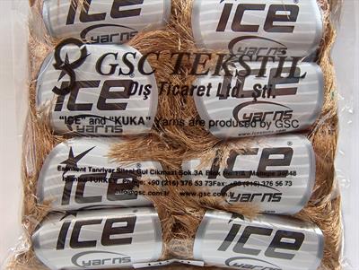 8x50gr. LONG EYELASH  Açık Kahve Yumoş, Sakallı, Kışlık, Çok Kalın