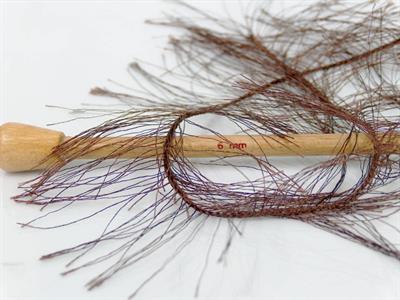 8x50gr. LONG EYELASH  Kahverengi Yumoş, Sakallı, Kışlık, Çok Kalın