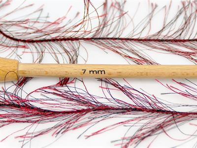 8x50gr. LONG EYELASH  Siyah, Kırmızı Yumoş, Sakallı, Kışlık, Çok Kalın