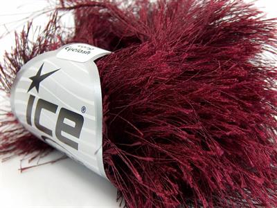 8x50gr. LONG EYELASH  Bordo Yumoş, Sakallı, Kışlık, Çok Kalın