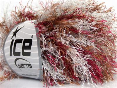 8x50gr. LONG EYELASH COLORFUL  Kahverengi, Bordo, Açık Gri Yumoş, Sakallı, Kışlık, Çok Kalın