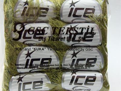 8x50gr. LONG EYELASH  Yeşil Yumoş, Sakallı, Kışlık, Çok Kalın