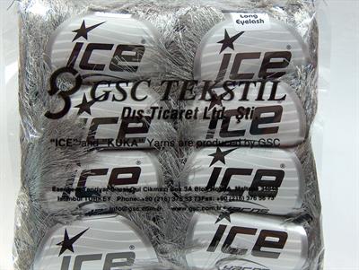 8x50gr. LONG EYELASH  Gri Yumoş, Sakallı, Kışlık, Çok Kalın