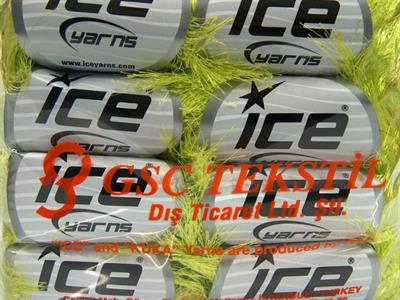 8x50gr. LONG EYELASH  Açık Yeşil Yumoş, Sakallı, Kışlık, Çok Kalın