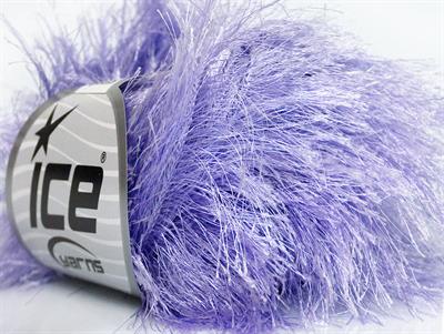 8x50gr. LONG EYELASH  Açık Lila Yumoş, Sakallı, Kışlık, Çok Kalın