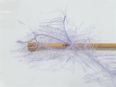 8x50gr. LONG EYELASH  Açık Lila Yumoş, Sakallı, Kışlık, Çok Kalın