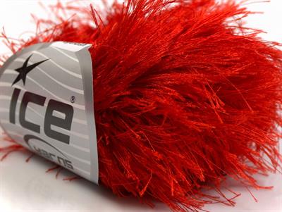 8x50gr. LONG EYELASH  Kırmızı Yumoş, Sakallı, Kışlık, Çok Kalın