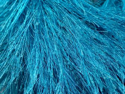 8x50gr. LONG EYELASH  Turkuaz Yumoş, Sakallı, Kışlık, Çok Kalın