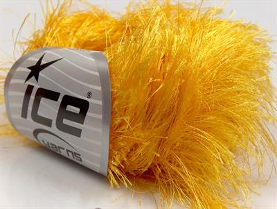 8x50gr. LONG EYELASH  Sarı Yumoş, Sakallı, Kışlık, Çok Kalın