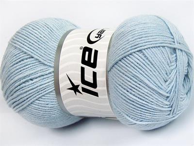 4x100gr. LORENA Pamuk, Akrilik Bebe Mavisi Yazlık İplikler, Pamuk