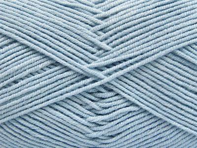 4x100gr. LORENA Pamuk, Akrilik Bebe Mavisi Yazlık İplikler, Pamuk