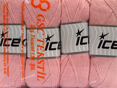 4x100gr. LORENA Pamuk, Akrilik Bebe Pembesi Yazlık İplikler, Pamuk