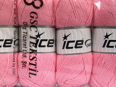 4x100gr. LORENA Pamuk, Akrilik Bebe Pembesi Yazlık İplikler, Pamuk