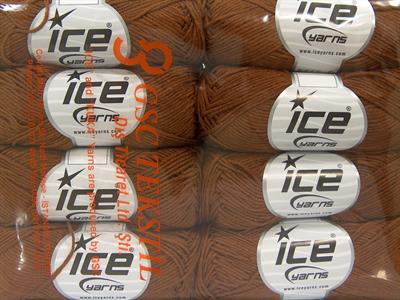 8x50gr. LORENA BAMBOO Akrilik, Bambu Kahverengi Yazlık İplikler, Bambu