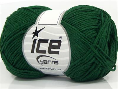 8x50gr. LORENA BAMBOO Akrilik, Bambu Koyu yeşil Yazlık İplikler, Bambu