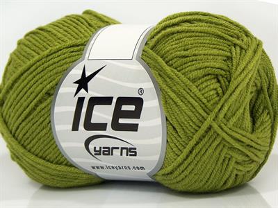 8x50gr. LORENA BAMBOO Akrilik, Bambu Orman Yeşili Yazlık İplikler, Bambu