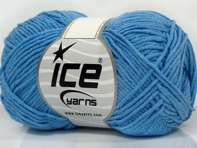 8x50gr. LORENA BAMBOO Akrilik, Bambu Açık Mavi Yazlık İplikler, Bambu