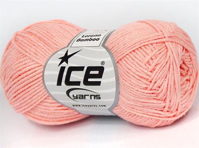 8x50gr. LORENA BAMBOO Akrilik, Bambu Açık Somon Yazlık İplikler, Bambu