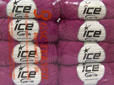 8x50gr. LORENA BAMBOO Akrilik, Bambu Orkide Yazlık İplikler, Bambu