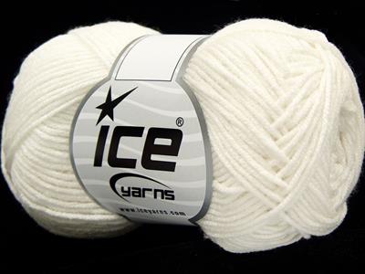 8x50gr. LORENA BAMBOO Akrilik, Bambu Beyaz Yazlık İplikler, Bambu