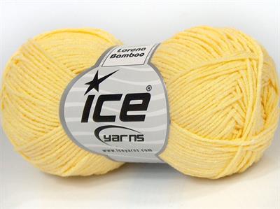 8x50gr. LORENA BAMBOO Akrilik, Bambu Sarı Yazlık İplikler, Bambu