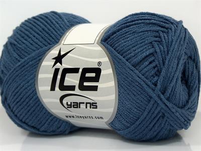 8x50gr. LORENA BAMBOO Akrilik, Bambu Kot Mavisi Yazlık İplikler, Bambu