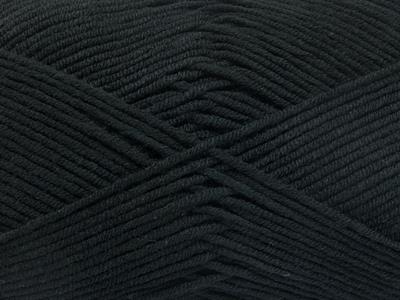 4x100gr. LORENA Pamuk, Akrilik Siyah Yazlık İplikler, Pamuk