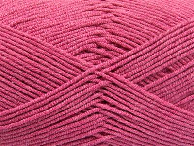 4x100gr. LORENA Pamuk, Akrilik Şeker pembe Yazlık İplikler, Pamuk