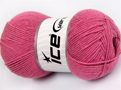 4x100gr. LORENA Pamuk, Akrilik Şeker pembe Yazlık İplikler, Pamuk