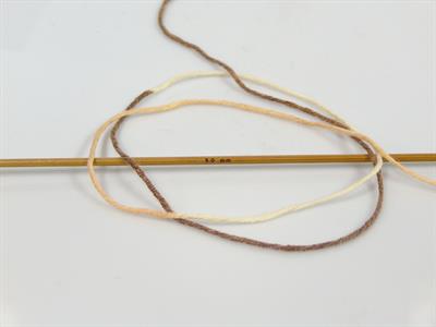 4x100gr. LORENA COLOR Pamuk, Akrilik Kahverengi, Krem, Deve Tüyü Yazlık İplikler, Pamuk, Batik Desenli