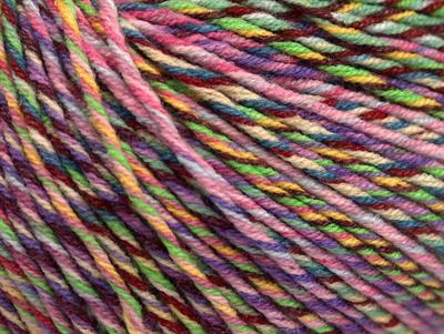 8x50gr. LORENA COLORFUL Akrilik, Pamuk Yeşil, Pembe, Maron, Leylak Tonları Yazlık İplikler, Pamuk, Batik Desenli