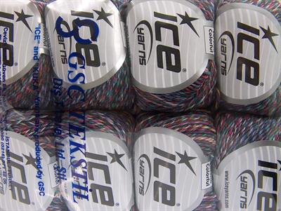 8x50gr. LORENA COLORFUL Akrilik, Pamuk Pembe, Mavi, Beyaz, Leylak, Turuncu, Gri Yazlık İplikler, Pamuk, Batik Desenli