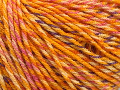 8x50gr. LORENA COLORFUL Akrilik, Pamuk Pembe, Leylak, Sarı, Altın Yazlık İplikler, Pamuk, Batik Desenli