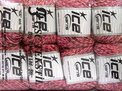 8x50gr. LORENA COLORFUL Akrilik, Pamuk Mor, Bordo, Pembe tonları Yazlık İplikler, Pamuk, Batik Desenli