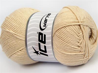 4x100gr. LORENA Pamuk, Akrilik Koyu Krem Yazlık İplikler, Pamuk