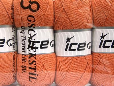 4x100gr. LORENA Pamuk, Akrilik Koyu Altın Yazlık İplikler, Pamuk