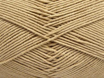 4x100gr. LORENA Pamuk, Akrilik Açık Bej Yazlık İplikler, Pamuk