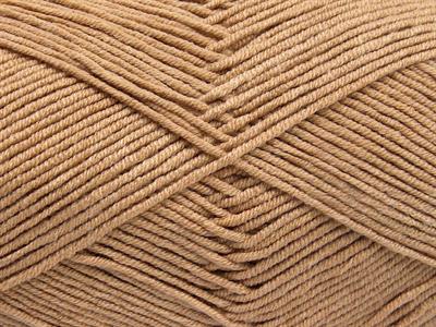 4x100gr. LORENA Pamuk, Akrilik Açık Kamel Yazlık İplikler, Pamuk