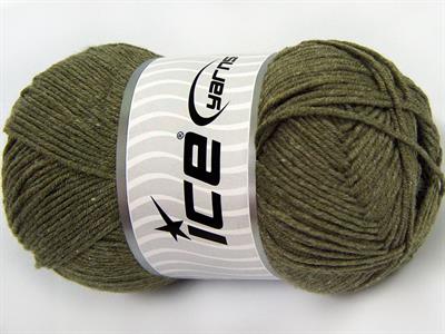 4x100gr. LORENA Pamuk, Akrilik Açık Haki Yazlık İplikler, Pamuk