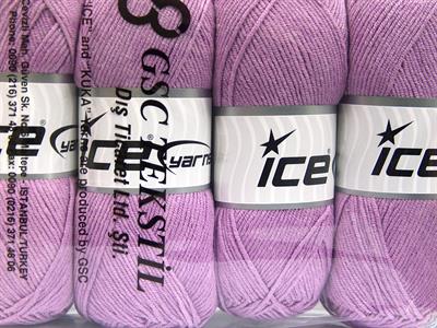 4x100gr. LORENA Pamuk, Akrilik Leylak Yazlık İplikler, Pamuk