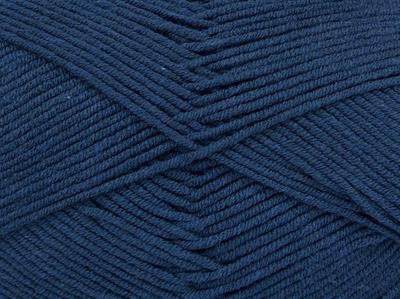 4x100gr. LORENA Pamuk, Akrilik lacivert Yazlık İplikler, Pamuk