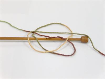 Lot of 8 Skeins Ice Yarns LORENA PRINT (55% Cotton) Yarn Khaki Brown Beige White