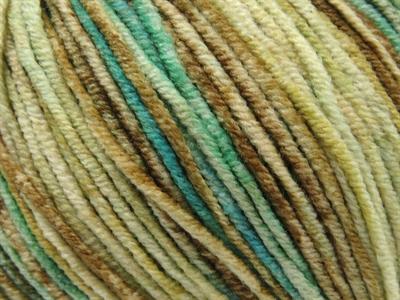 8x50gr. LORENA SPLASH Akrilik, Pamuk Kahverengi Tonları, Yeşil Tonları Yazlık İplikler, Pamuk, Batik Desenli, Akrilik