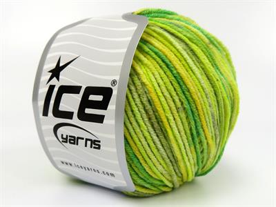 8x50gr. LORENA SPLASH Akrilik, Pamuk Gri, Yeşil Tonları, Sarı Tonları Yazlık İplikler, Pamuk, Batik Desenli, Akrilik