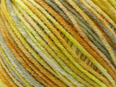 8x50gr. LORENA SPLASH Akrilik, Pamuk Gri Tonları, Sarı Tonları Yazlık İplikler, Pamuk, Batik Desenli, Akrilik