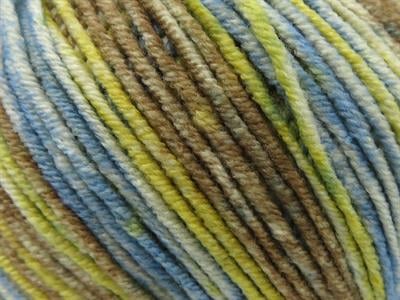 8x50gr. LORENA SPLASH Akrilik, Pamuk Sarı, Kahverengi Tonları, Mavi Tonları Yazlık İplikler, Pamuk, Batik Desenli, Akrilik