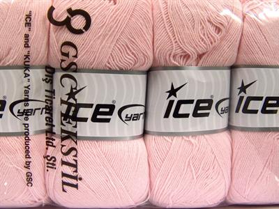 4x100gr. LORENA SUPERFINE Akrilik, Pamuk Bebe Pembesi Çok İnce, Yazlık İplikler, Pamuk